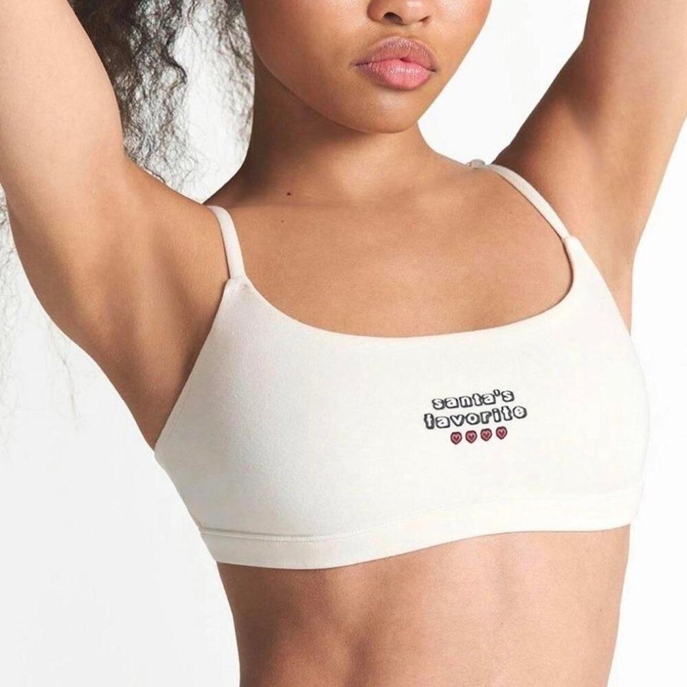 SKIMS x Cactus Plant Flea Market Cotton Jersey Scoop Bralette 4X